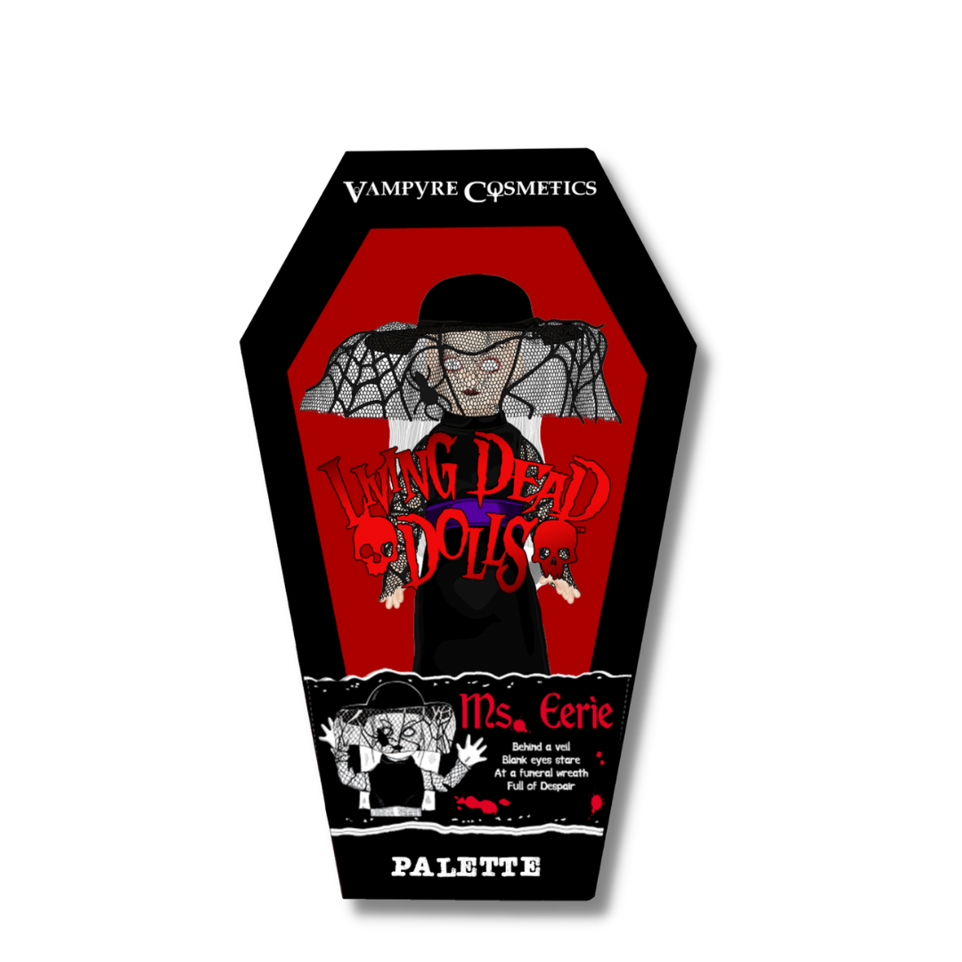 LIVING DEAD DOLLS MS EERIE Palette Phoenix Rising Cosmetics